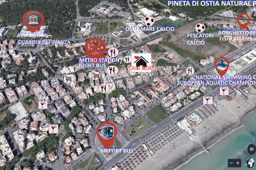 Sea Of Rome - Holiday Home Lido di Ostia Exterior photo